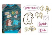 Stickserie - Igelchen Satin Appli